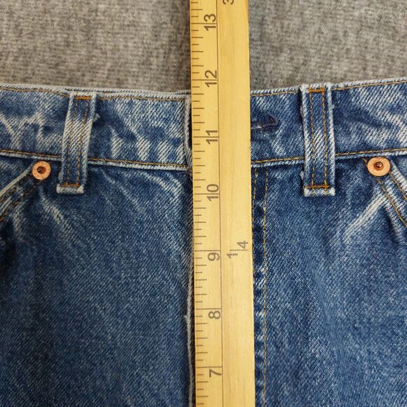 VTG Levis 517 Bootcut Jeans Men's 36x30(Fit34x28.5) Blue Orange Tab Made in USA - Picture 8 of 10